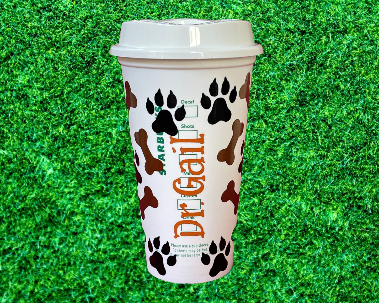 Dog Themed Personalized Starbucks Travel Tumbler
