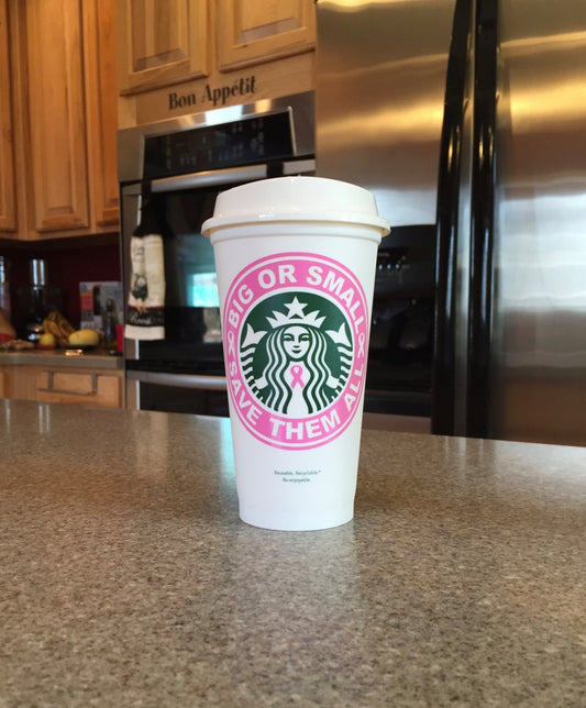 Big or Small, Save Them All Personalized Starbucks Travel Tumbler